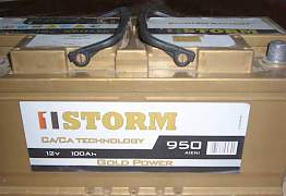 Аккумулятор Storm Gold 100 Ач 950A полярность обра - Фото #1