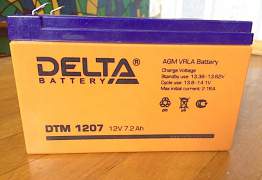 Новая батарея delta battery DTM 1207 12v 7.2Ah - Фото #2