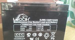 Аккумуляторная батарея/аккумулятор leoch DJW6-12AH - Фото #2