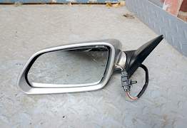 Левое зеркало Skoda Octavia A5 1z дорестайлинг сер - Фото #1