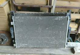 Радиатор двс и кондиционера Рено Меган 2 - Фото #1