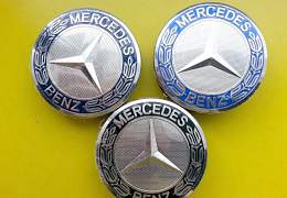 Оригинальные колпачки ступицы Mercedes на диски - Фото #2