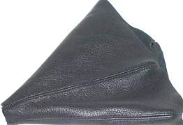 Кожаный чехол рукоятки кпп(мех) audi A6 (black) - Фото #2