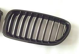 Черные решетки радиатора BMW 5 серии F10 F07 F11 - Фото #4