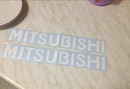 Наклейка mitsubishi - Фото #1