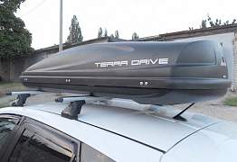 Автобокс на крышу Terra Drive 480 Черный - Фото #1
