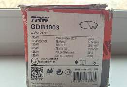 Тормозные колодки TRW GDB1003 передние Nissan - Фото #1