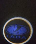 Подсветка дверей (проектор) с логотипом Lada - Фото #1