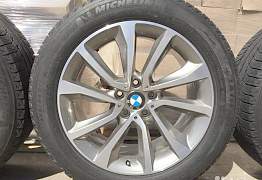 Оригинальные диски BMW с зимними шинами Michelin - Фото #3
