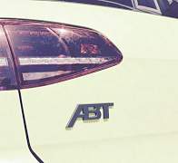 ABT эмблема чёрный матовый хром - Фото #1
