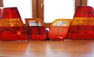 Комплект задних фонарей бмв Е46 - Фото #1