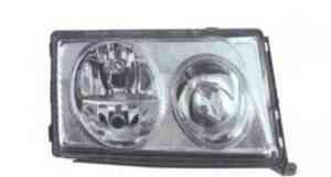 W124 фара прав прозрач внутри хром - Фото #1
