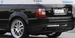 Накладка на задний бампер Range Rover sport - Фото #1