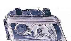 Audi фара правая тюнинг линзован прозрач внутри хр - Фото #1