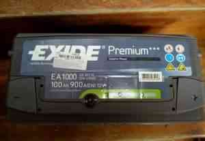 Аккумуляторная батарея Premium 100Ah EA1000 Exide - Фото #1