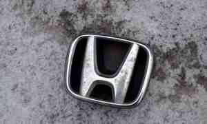Значок (шильдик) Honda Civic б/у, хром, оригинал - Фото #1