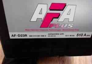 Аккумулятор AFA 60 А/ч AF-D23R (560413) - Фото #1