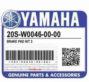 Колодки торм. Yamaha, для FZ1 FZ6R 20S-W0046-00-00 - Фото #1