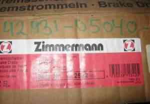 Тормозные диски Otto Zimmermann 590258200 - Фото #1