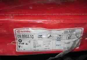 Тормозные диски Brembo 09895310 на Mazda, Ford - Фото #1